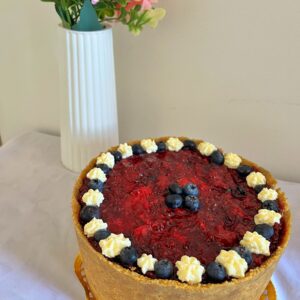 Cheescake corona de galleta